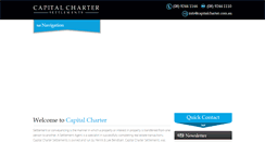 Desktop Screenshot of capitalcharter.com.au